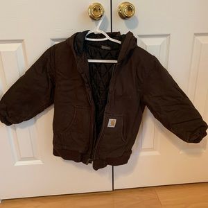 Carhartt Youth Hooded Jacket Size Small (7/8). Excellent Condition.